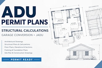 create city permit adu permit plans and structural calculations