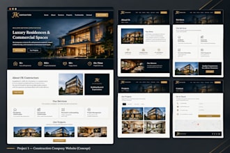 build a modern responsive website
