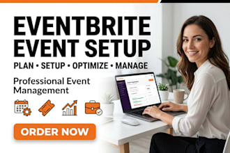 do event setup, eventbrite promotion and marketing, webinar promotion, ra event