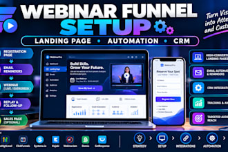 setup your entire webinar funnel