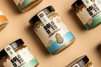 design custom food packaging, food label, pouch, box design and drink label
