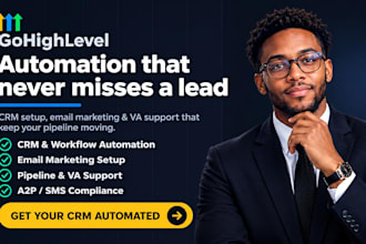 gohighlevel CRM automation, gohighlevel email marketing, go high level VA expert
