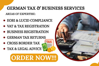 help you file german tax returns, vat, income tax and corporate tax