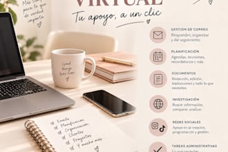 asistente virtual para soporte y administrativo