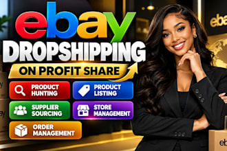 do ebay dropshipping on profit share