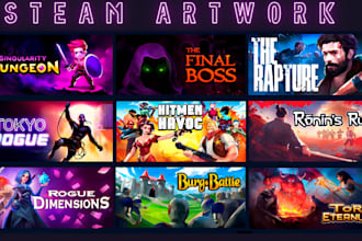 design steam capsule art steam capsule banner steam storefront game cover art