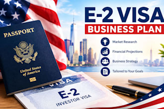 draft an e2 investor visa business plan legal review to prevent petition denial