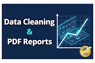 clean your messy data and build executive PDF reports