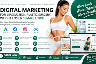 marketing google ads facebook meta ads liposuction plastic surgery semaglutide