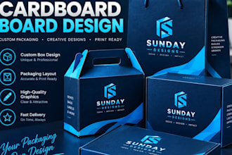 design cardboard box, carton box and product packaging