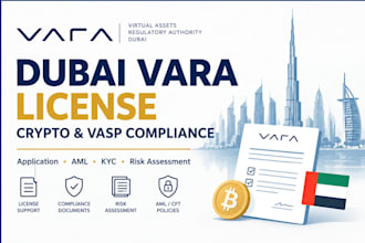 handle dubai vara crypto license registration and compliance documents