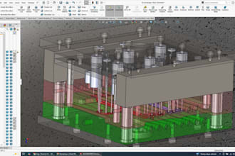 do industrial product mold, mold flow analysis, cad mold plastic injection mold