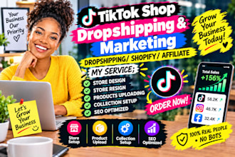 setup tiktok shop, shopify marketing fix tiktok dropshipping tiktok shop ads
