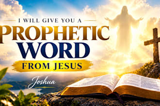 give you a prophetic word from jesus