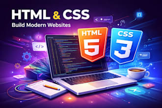 be HTML CSS static website maker or HTML landing page designer