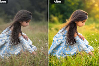 edit and retouch photos in photoshop with a PSD source file