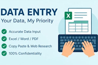 provide fast and accurate data entry services