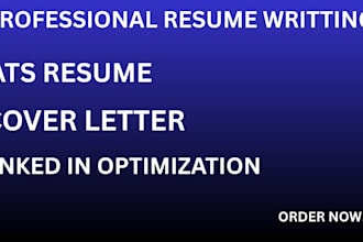 craft a professional resume cover letter and linked in