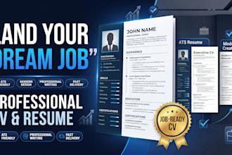 write and upgrade your resume, cv, cover letter, linkedin