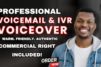 record your phone voicemail, IVR, on hold message, phone system voiceover