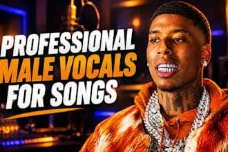 male rapper, rap vocals, rap feature,