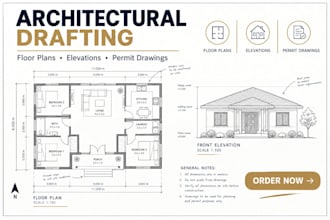 design tiny house and home permit drawings