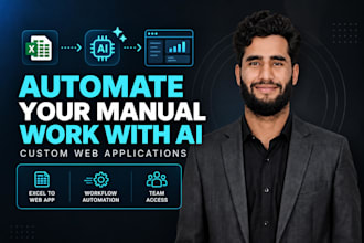 automate your manual work with ai custom web application