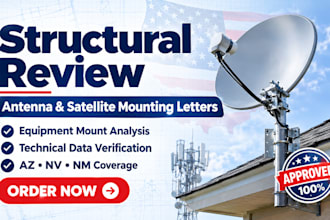 provide antenna mount structural letter and satellite dish review