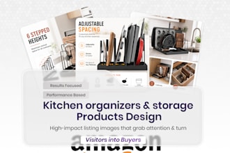 design amazon listing images for kitchen products