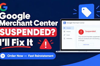 reinstate google merchant center suspension fix shopping account disapproval
