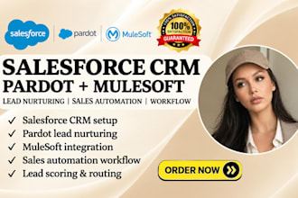 setup salesforce crm pardot mulesoft integration lead nuturing sales automation