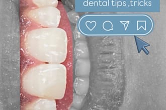 design a custom, editable dental case presentation for marketing