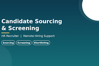 source and screen candidates for your remote team