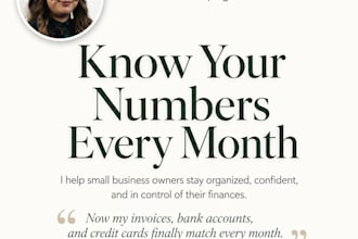 offer monthly bookkeeping, monthend and payroll