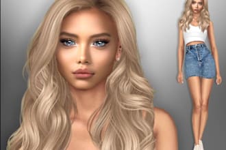 custom sims 4 sims character cas sim facial sims 4 outfit cc mods sims avatar