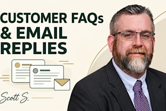 write customer faqs and reusable email replies