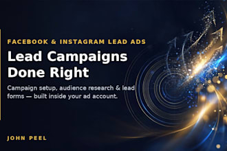 set up your facebook and instagram lead generation ads