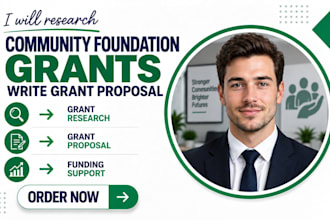research community foundation grants write grant proposal design nonprofit deck