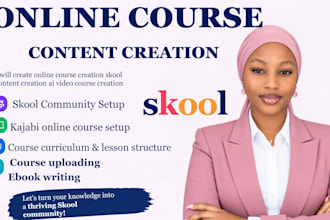 create online course creation skool content creation ai video course creation