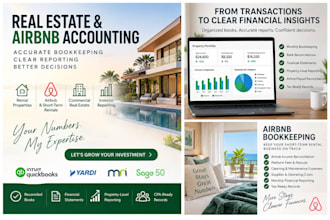 do real estate, airbnb, rentals and property management bookkeeping