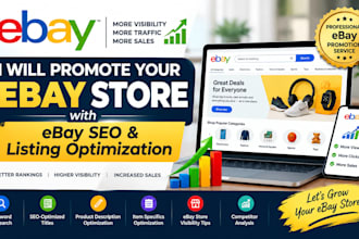 promote your ebay store with ebay SEO and listing optimization
