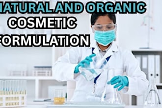 develop natural and organic cosmetic formulations for your brand