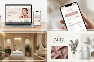 glossgenius website skincare website spabeauty salon website online booking