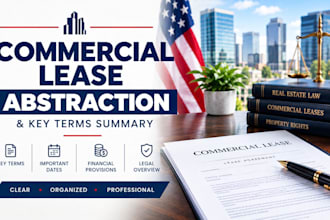 abstract your commercial lease and summarize key terms
