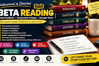 beta read, alpha reader romance fantasy beta reader cozy mystery beta reader