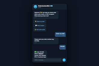 build a custom telegram bot with node js or python