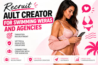 recruit models and creators for swimwear and bikini brands