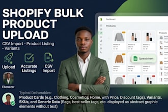 shopify bulk product upload, CSV import and product listing, product tags