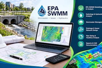 hydrology analysis, epa swmm modeling, hydraulic analysis, stormwater, drainage