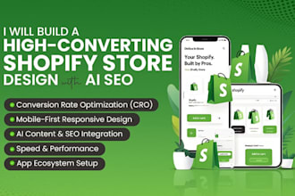 create shopify store and dropshipping